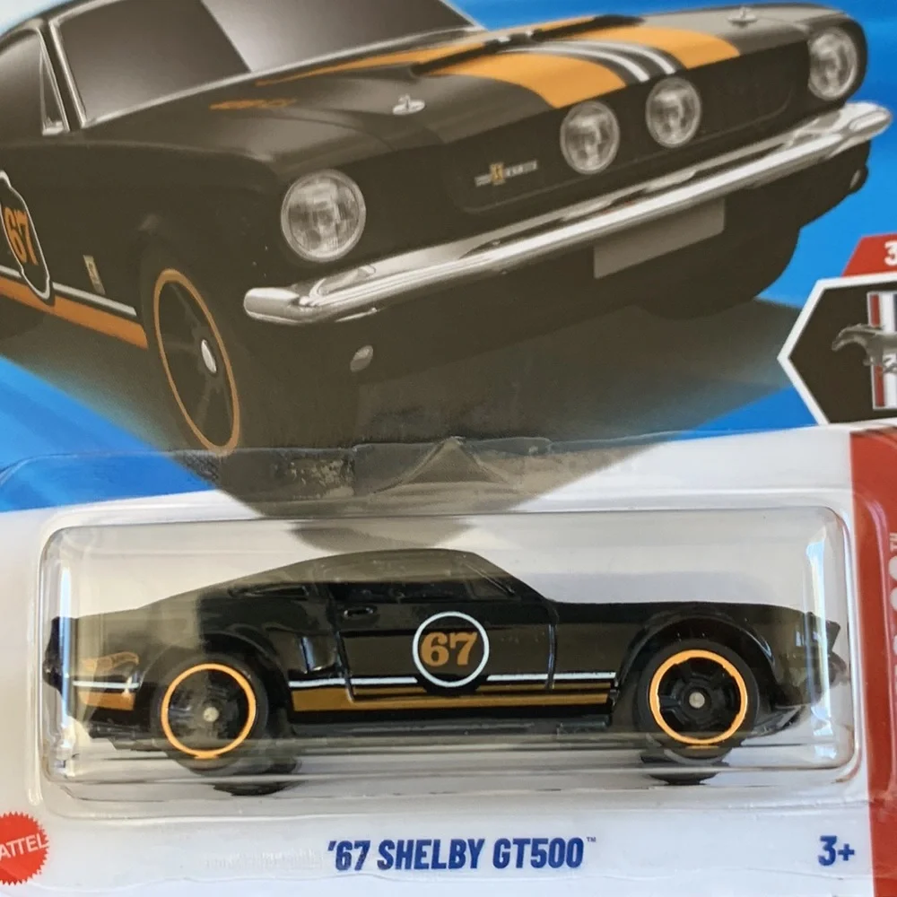 67 Shelby GT500 Mustang 60th Anniversary Hot Wheels 1967 1960s Pony Car New 2025
